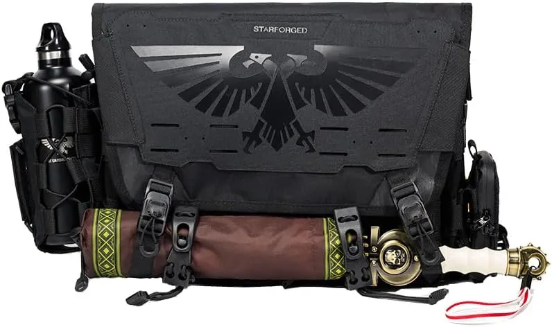 Starforged Imperium Mailer Bag Luxury Level Outdoor Waterproof Backpack Warhammer 40K Multifunctional Shoulder Bag