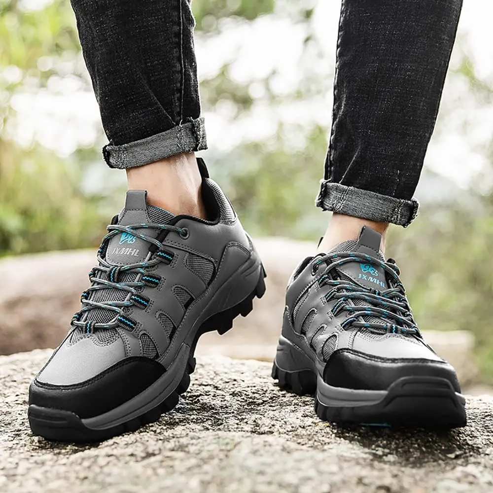 Succttssful Mens Hiking Shoes Waterproof Lightweight Outdoor Low-Top Climbing Shoes for Trekking Training Mountaineer Camping Trail