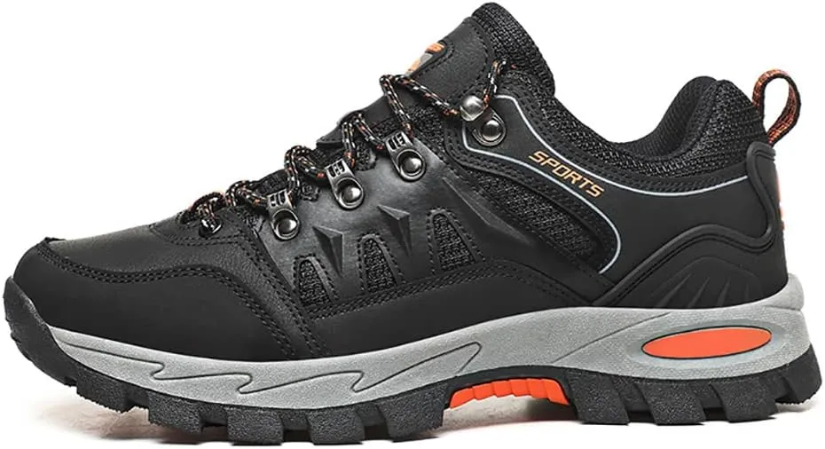 Succttssful Mens Hiking Shoes Waterproof Lightweight Outdoor Low-Top Climbing Shoes for Trekking Training Mountaineer Camping Trail