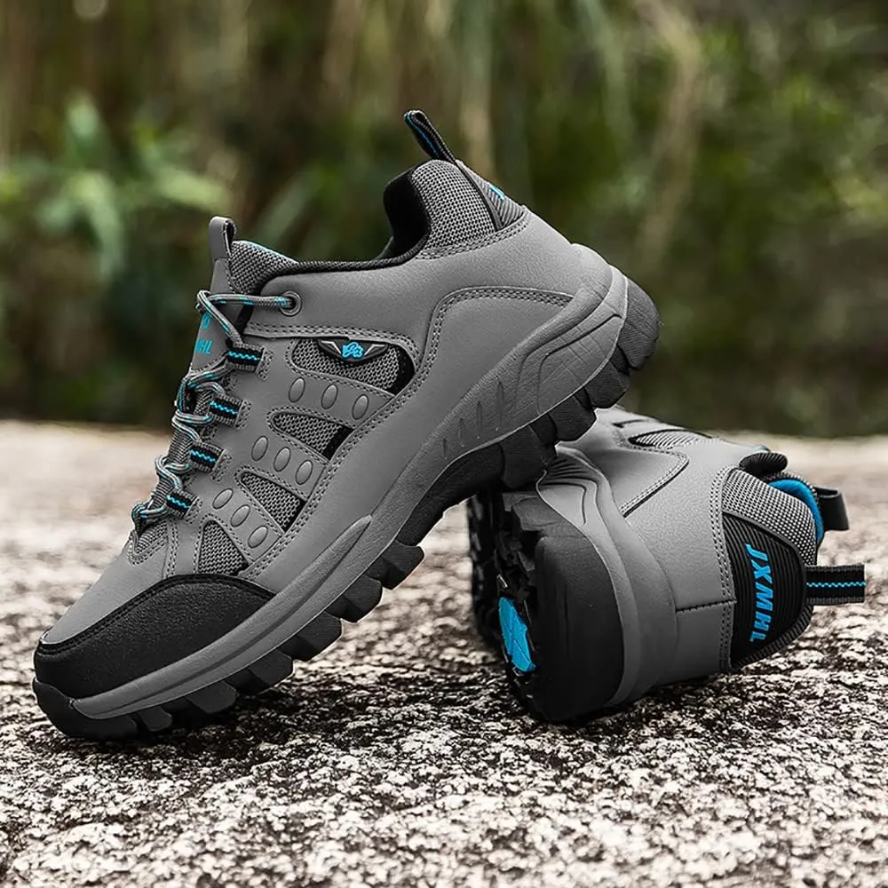 Succttssful Mens Hiking Shoes Waterproof Lightweight Outdoor Low-Top Climbing Shoes for Trekking Training Mountaineer Camping Trail