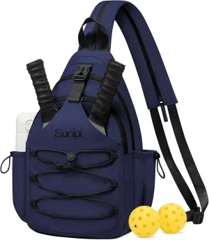 Sucipi Pickleball Backpack for Women - Lightweight Sling Bag for Pickleball and Padel Lovers