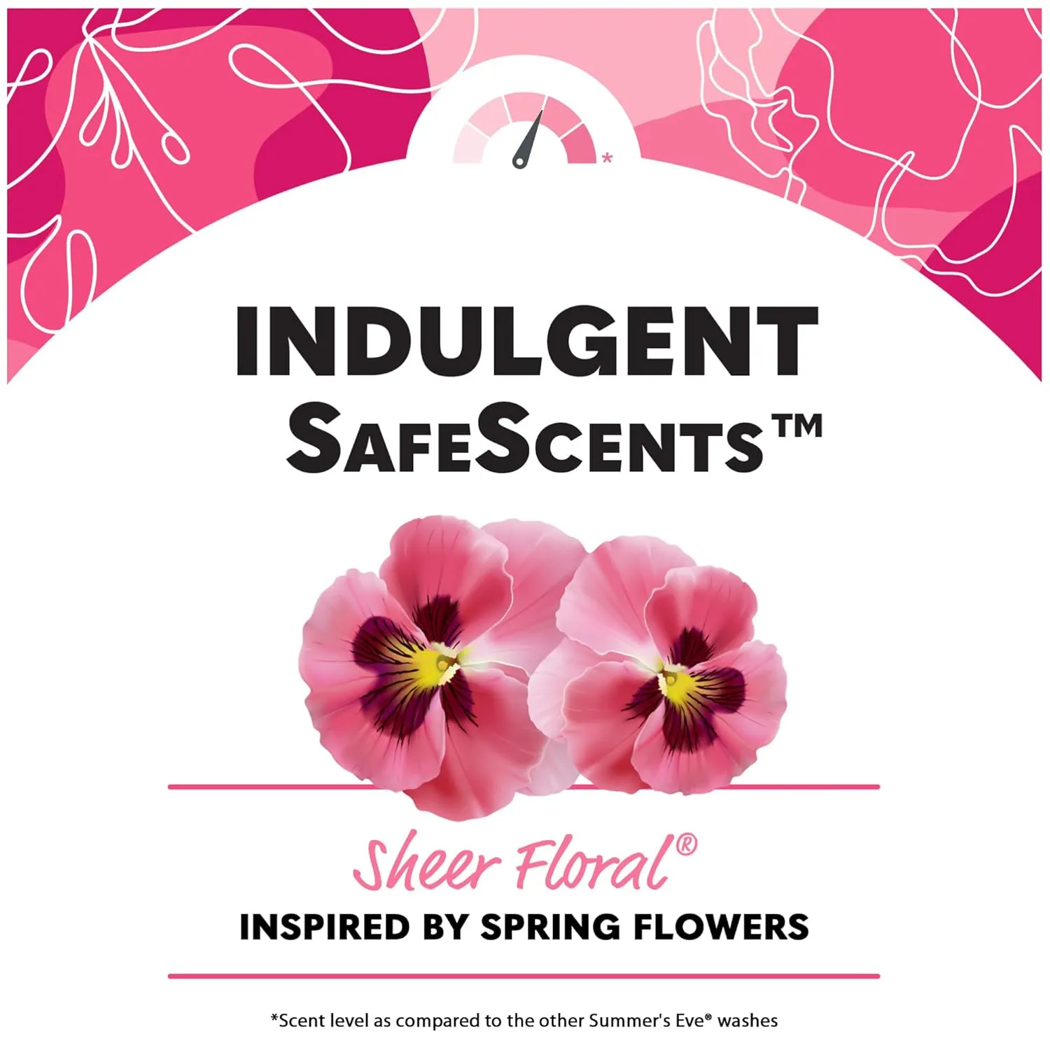 Summer's Eve Freshening Spray | Sheer Floral | 2 oz Size | Pack of 6 | pH Balanced, Dermatologist & Gynecologist Tested