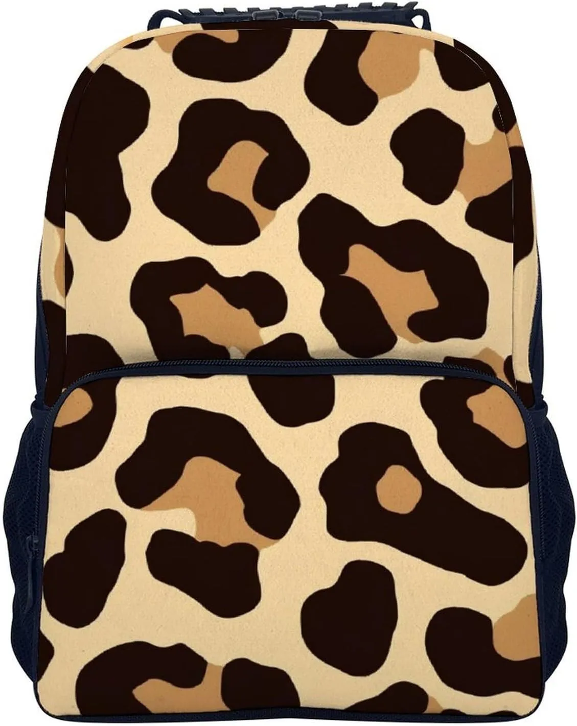 Supdreamc Lightweight Backpack for Gym Travel Bicycle - Big Capacity Multipurpose Anti-Theft Carry On Bag, Cool Cheetah Leopard Print Travel Hiking Bag & Day Pack