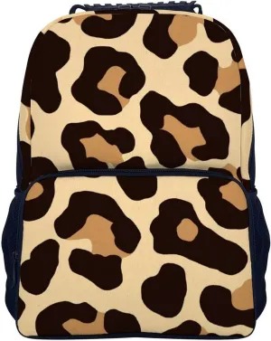Supdreamc Lightweight Backpack for Gym Travel Bicycle - Big Capacity Multipurpose Anti-Theft Carry On Bag, Cool Cheetah Leopard Print Travel Hiking Bag & Day Pack