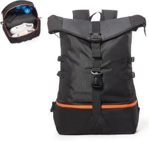 suwasp Pickleball Bag, Extra Large Backpack for Pickleball, Basketball, Tennis, Waterproof Paddle Bag Fits 4 to 10 Paddles, Includes Ventilated Shoe Compartment, Safety Pocket for Women and Men