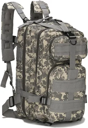 Tactical Backpack for Men, 30L Small Outdoor Army Backpacks Military Rucksack Molle Bag for Sports Camping Hiking Trekking Fishing Hunting