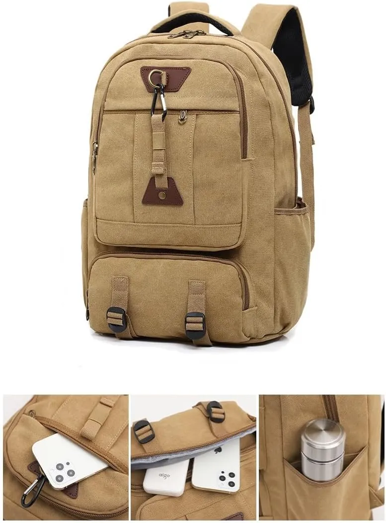 Tactical Backpack Military Molle Hiking 20-35L men's outdoor travel bag duffle bag black