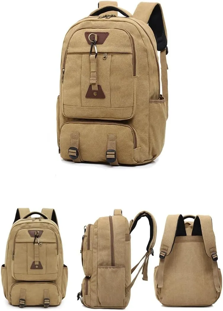 Tactical Backpack Military Molle Hiking 20-35L men's outdoor travel bag duffle bag black