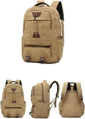 Tactical Backpack Military Molle Hiking 20-35L men's outdoor travel bag duffle bag black