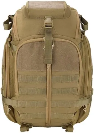 Tactical Backpack Military Molle Hiking 36-55L Outdoor Multifunctional Men's Mountaineering Khaki