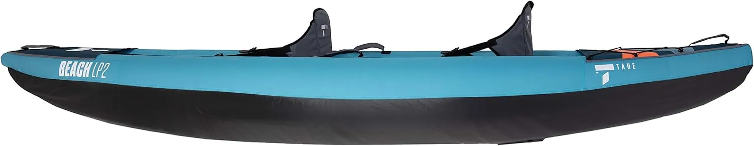 TAHE Beach LP Premium Inflatable Kayak Complete Package Including Kayak, Seat, Paddle, Pump and Travel/Storage Bag