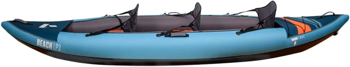 TAHE Beach LP Premium Inflatable Kayak Complete Package Including Kayak, Seat, Paddle, Pump and Travel/Storage Bag