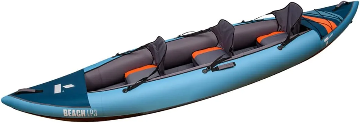 TAHE Beach LP Premium Inflatable Kayak Complete Package Including Kayak, Seat, Paddle, Pump and Travel/Storage Bag
