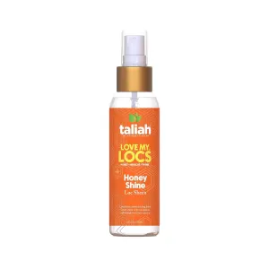 Taliah Waajid Love My Locs Honey Shine Loc Sheen | Daily Moisturizing, Alcohol-Free Refreshing Shine Spray, Hair Scalp Moisturizer 4 fl oz