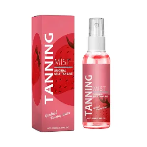 Tanning Mist Spray - Creates a natural and healthy bronze color, even skin tone, waterproof self tanner spray is refreshing and non-sticky, Suitable for Face & Body(3.38FL.OZ)