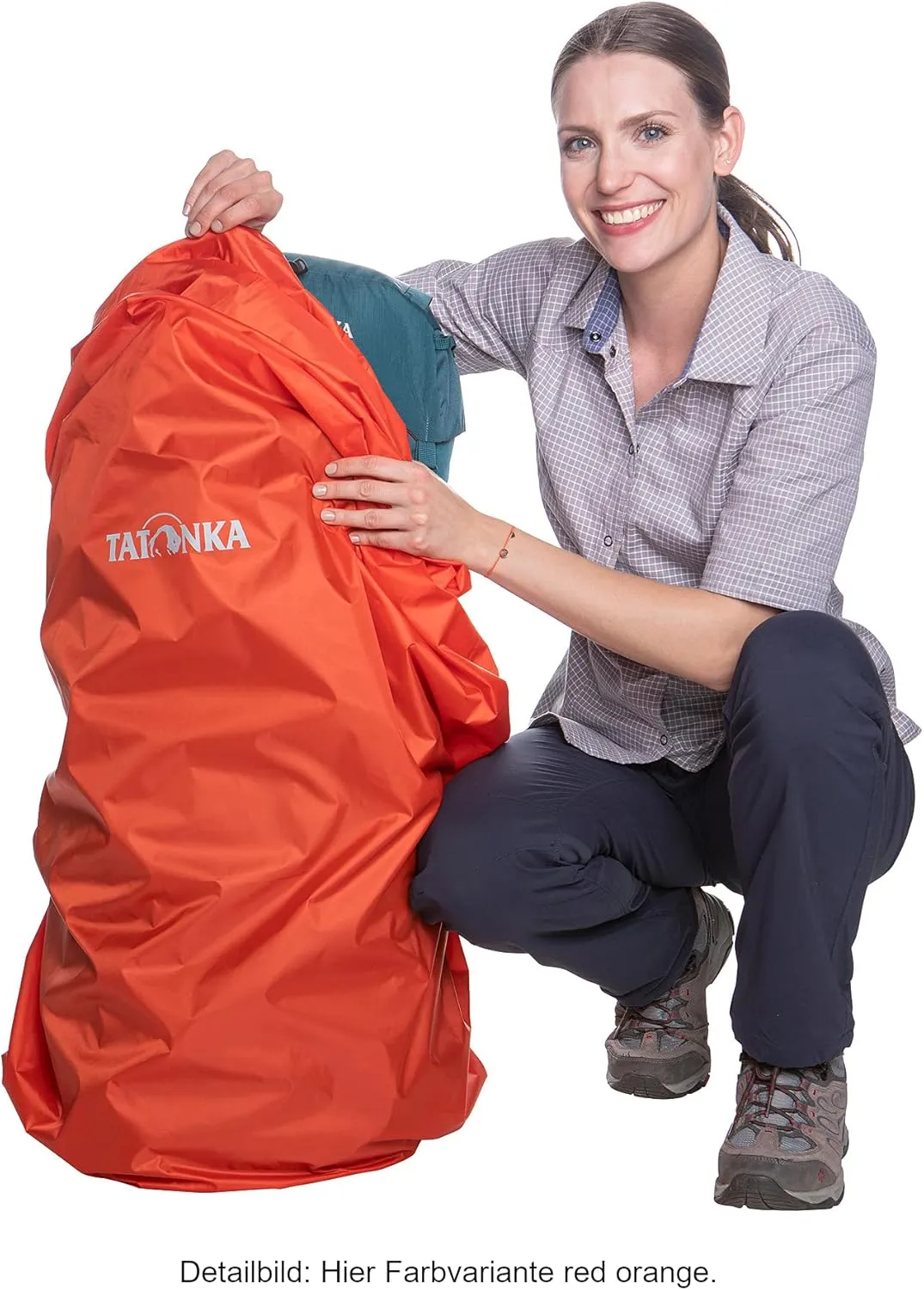 Tatonka Lightweight rain Cover for Backpacks of 70-90 litres Volume, Black, l