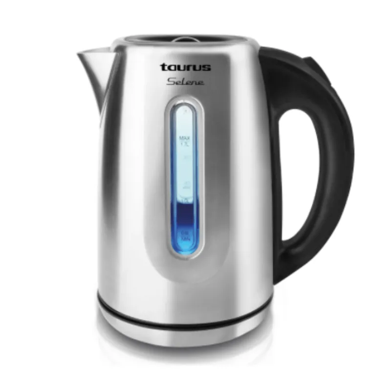 Taurus Kettle 360 Degree Cordless Stainless Steel Brushed 1.7 Litre 2200w Selene