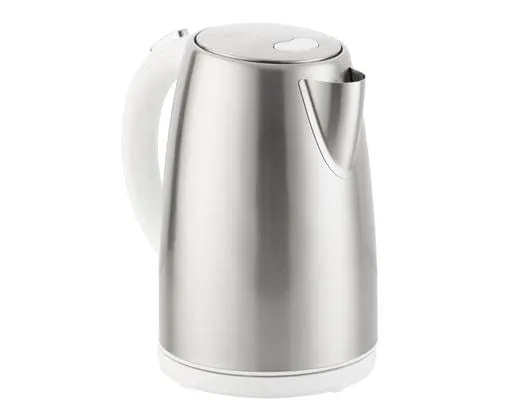 Taurus Kettle 360 Degree Cordless Stainless Steel With White Trim 1.7L 2200W Arctic 958513