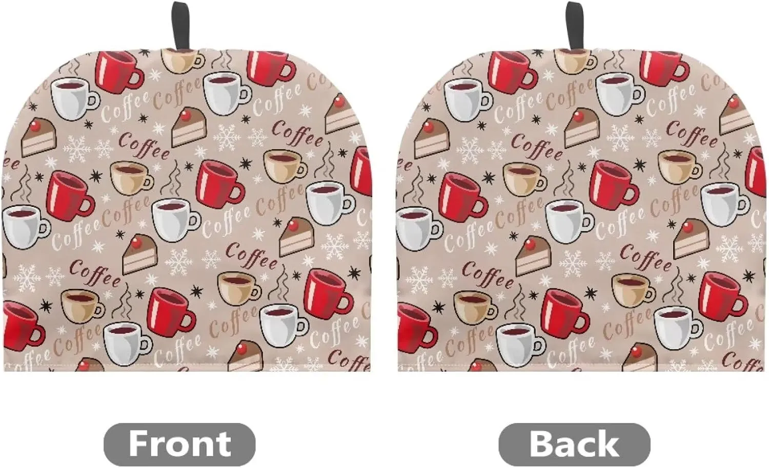 Tea Cozy for Teapot Anti Scald Teapot Covers, Breakfast Warmer Keep Warm, Heat Resistant Kettle Cover Home Kitchen Decor, Coffee Pattern