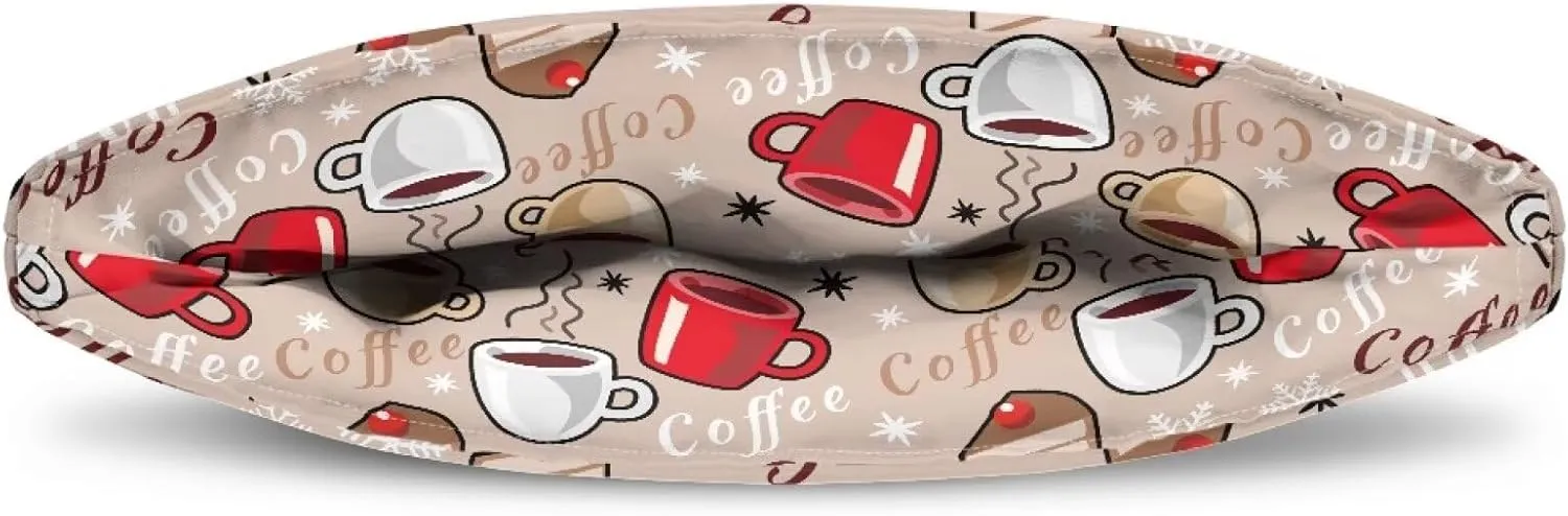 Tea Cozy for Teapot Anti Scald Teapot Covers, Breakfast Warmer Keep Warm, Heat Resistant Kettle Cover Home Kitchen Decor, Coffee Pattern