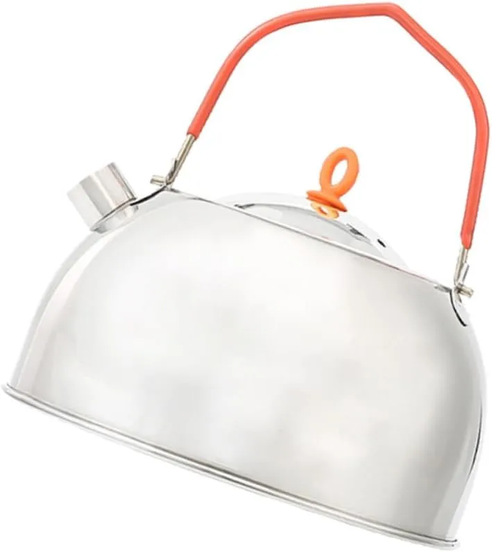 Tea Kettle for Outdoor Activities 0.6l Mini Camping Coffee Pot Stainless Steel