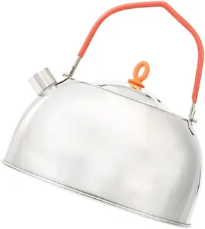 Tea Kettle for Outdoor Activities 0.6l Mini Camping Coffee Pot Stainless Steel