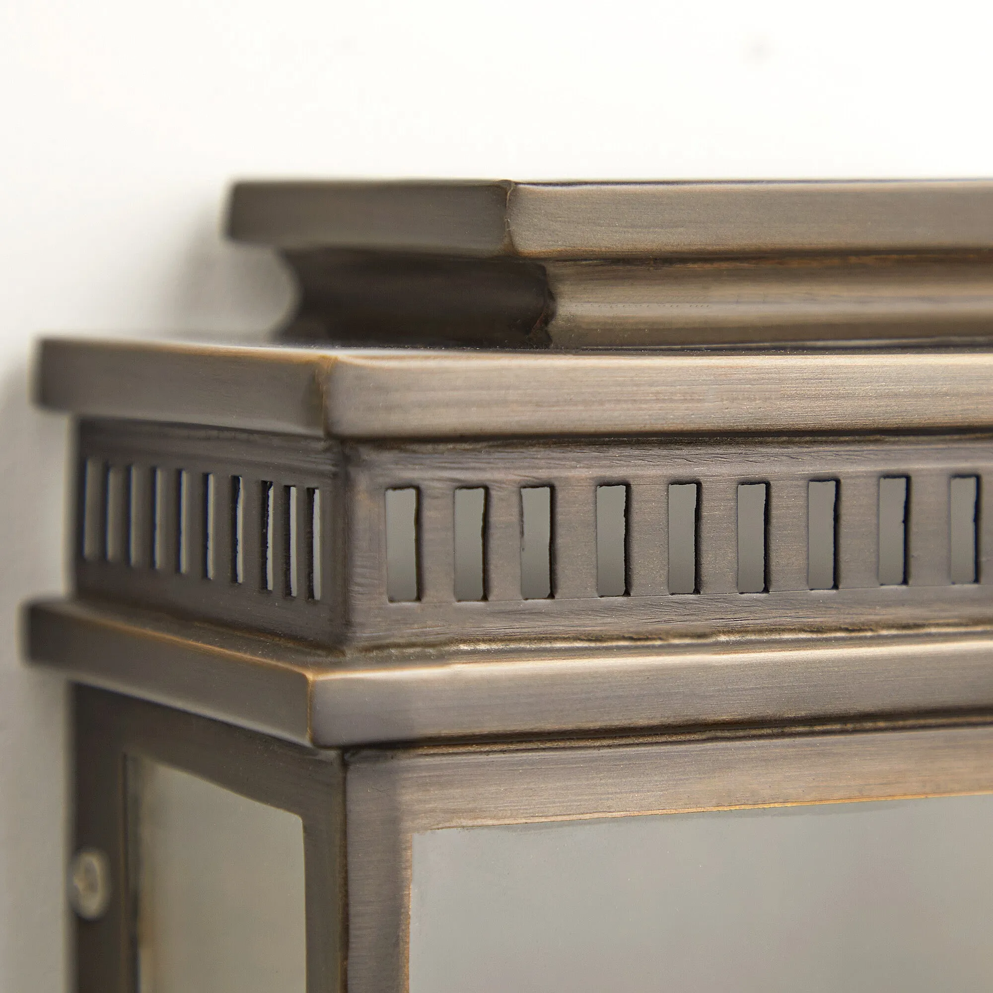 Tenby exterior IP44 wall light in antique bronze