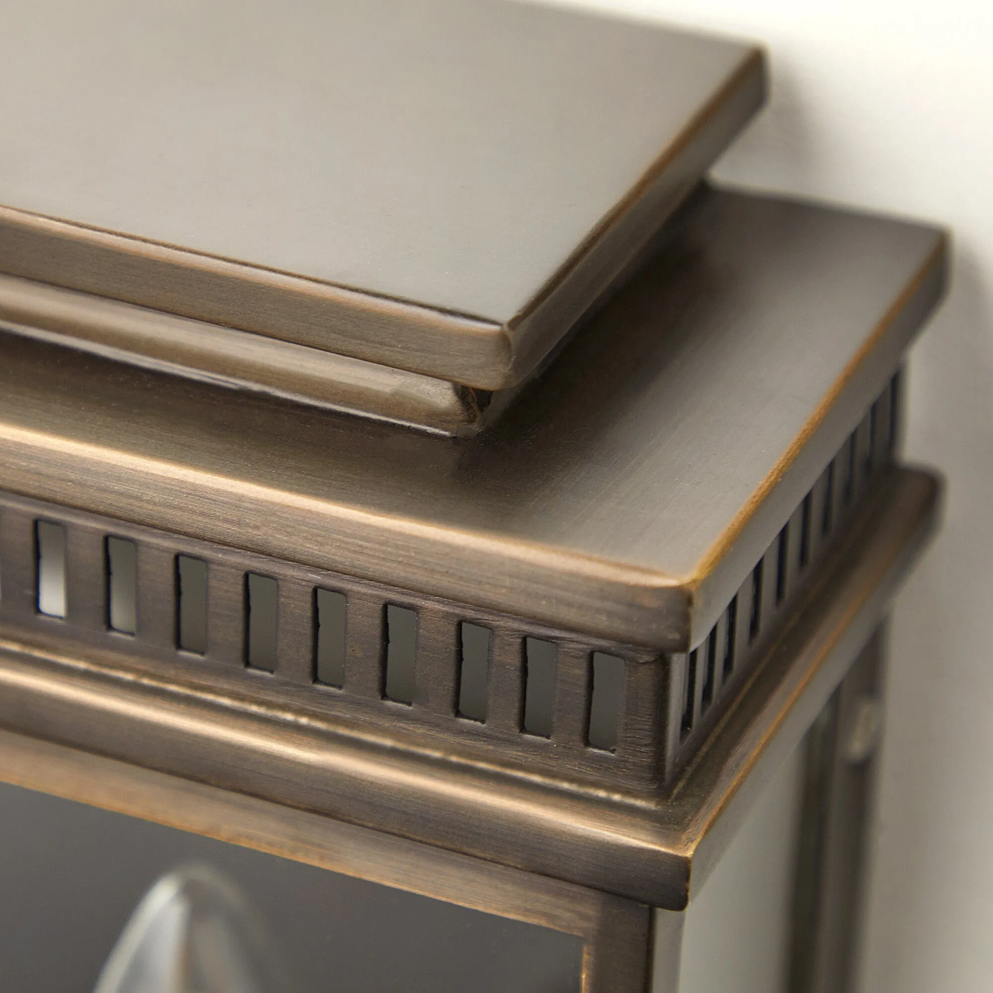 Tenby exterior IP44 wall light in antique bronze