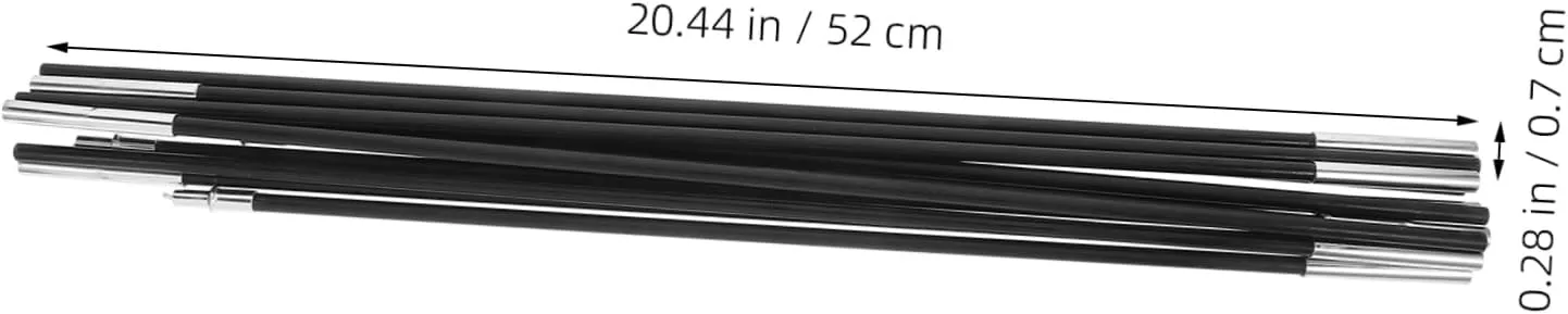 Tent Pole Kit Tent Poles Replacement Lightweight Tent Poles Tent Pole Replacement Single Tent Poles for