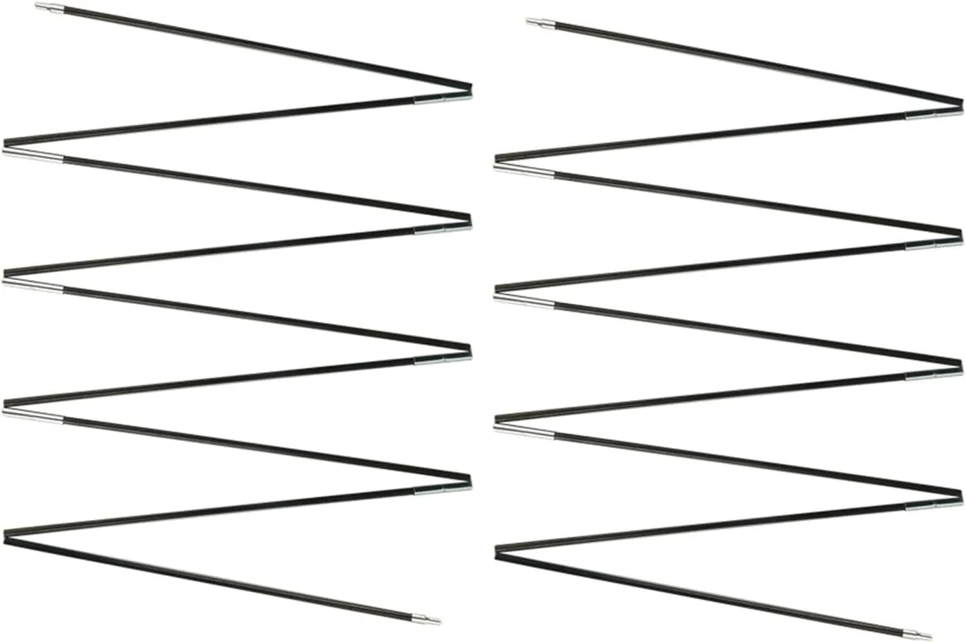 Tent Poles Replacement Pre Assembled Black Tent Poles, Easy to Install, Replacement Tent Poles for Tents, Backpacking Fishing