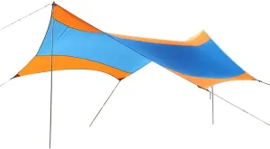 Tent Tarpaulin Outdoor Camping Picnic Awning Waterproof Tarpaulin Tent Tent Floor Mat Oversized Ultra-Light Pergola (1)