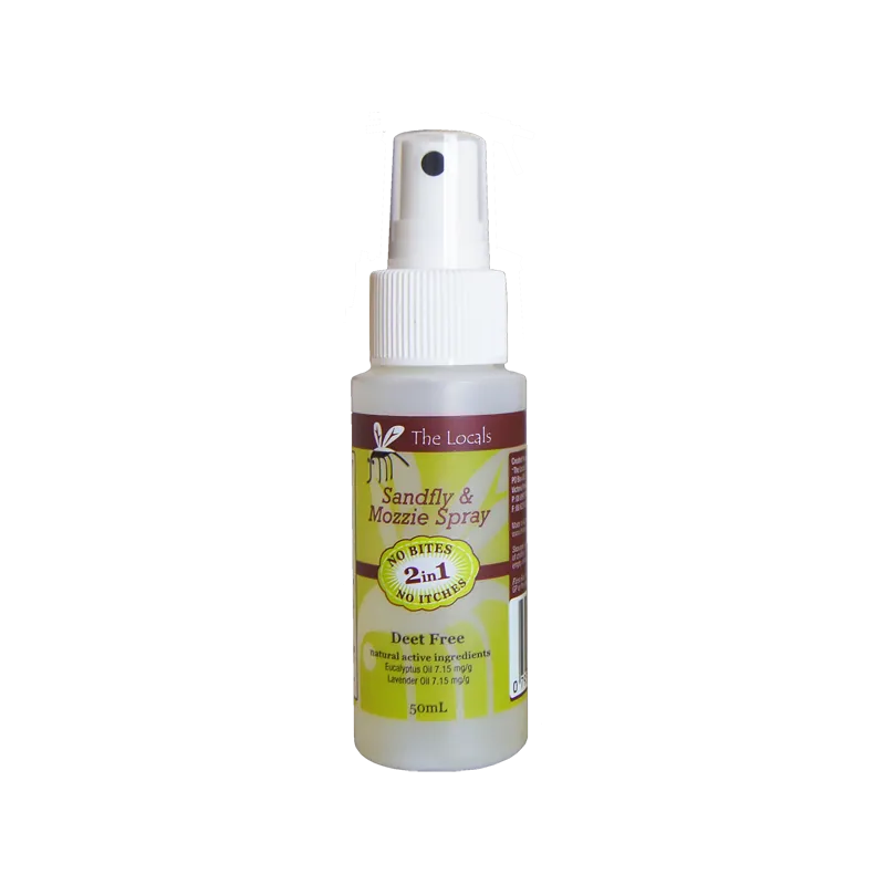The Locals Spray Sandfly & Mozzie 50ml Insect Repellent Stop Itch