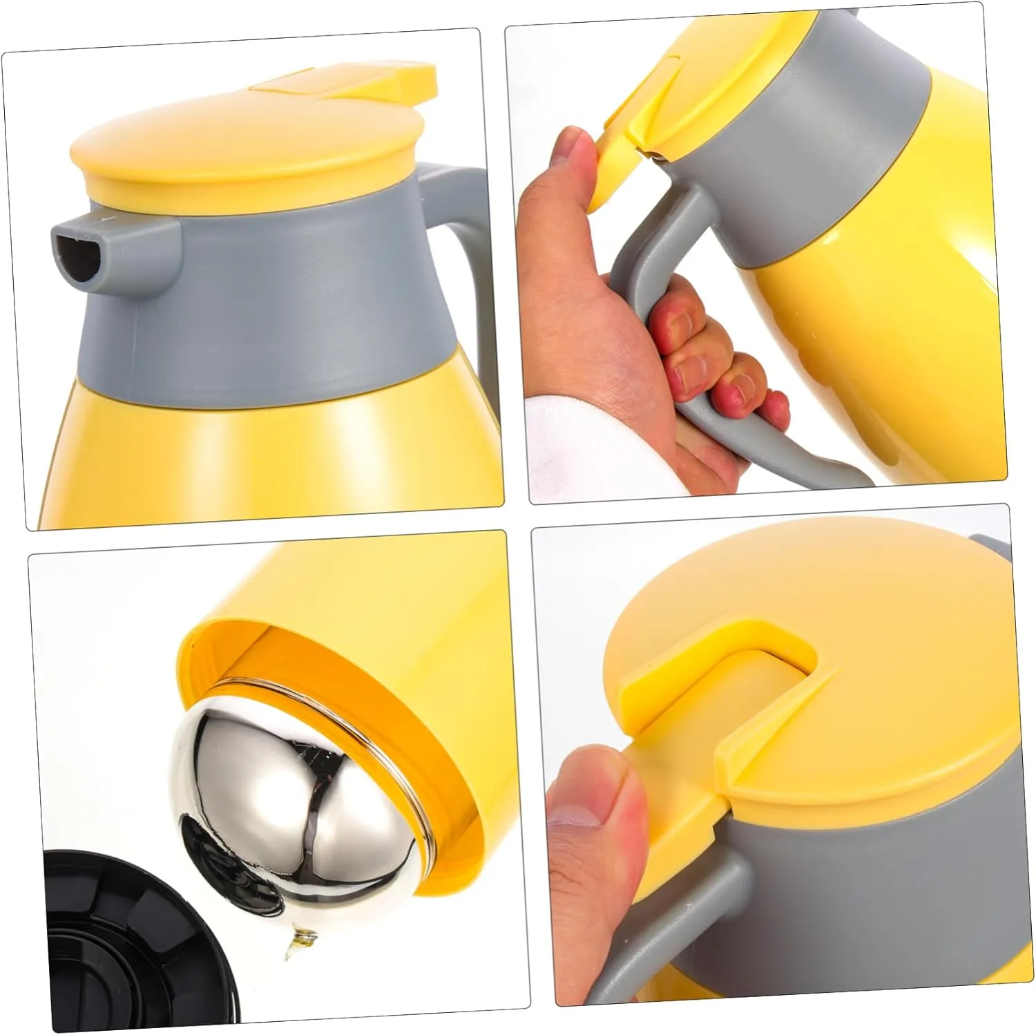Thermal Kettle 1l Capacity Insulated Water Bottle Vacuum Insulation Lightweight Ideal Present Style