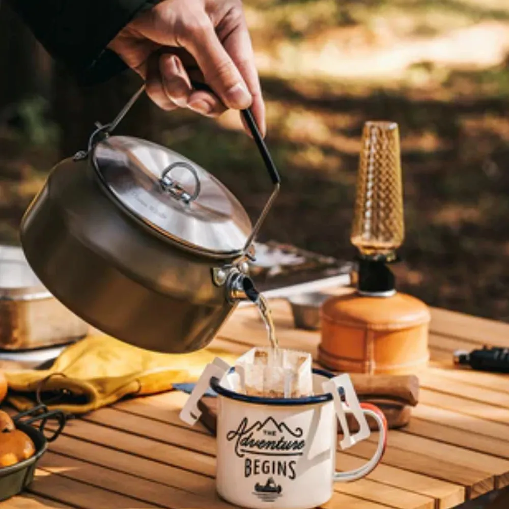 Thous Winds 1L Stainless Steel Kettle - Silver