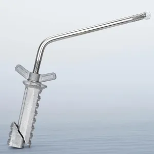 TOPOWN Aluminum Marine Kettle Power Grip Fish Rod Holder Mount-Fits Standard Cylindrical Rod Holders with an Internal Rubber Sleeve Boat Grills with Rod Holder Mount Marine Rod Holders