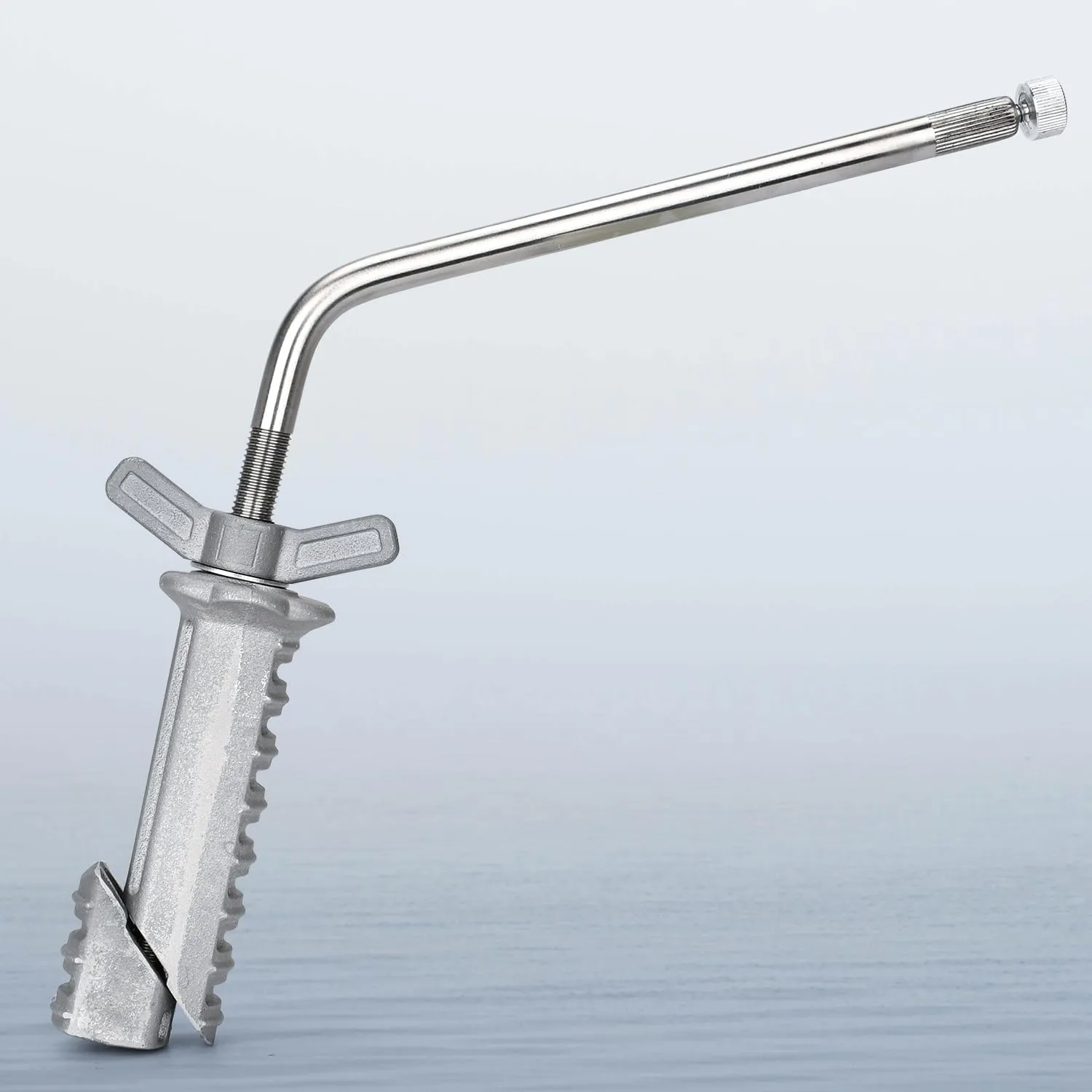 TOPOWN Aluminum Marine Kettle Power Grip Fish Rod Holder Mount-Fits Standard Cylindrical Rod Holders with an Internal Rubber Sleeve Boat Grills with Rod Holder Mount Marine Rod Holders