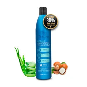 Torrano Liquid Nanoplastia Keratin Hair Treatment Straightening in 1 Step, Formaldehyde Free-Nanoplastia Para Alisar Cabello, Keratina Organica Sin Formol Para Alisar- Nano Keratin, 16.9Fl.oz (500ml)