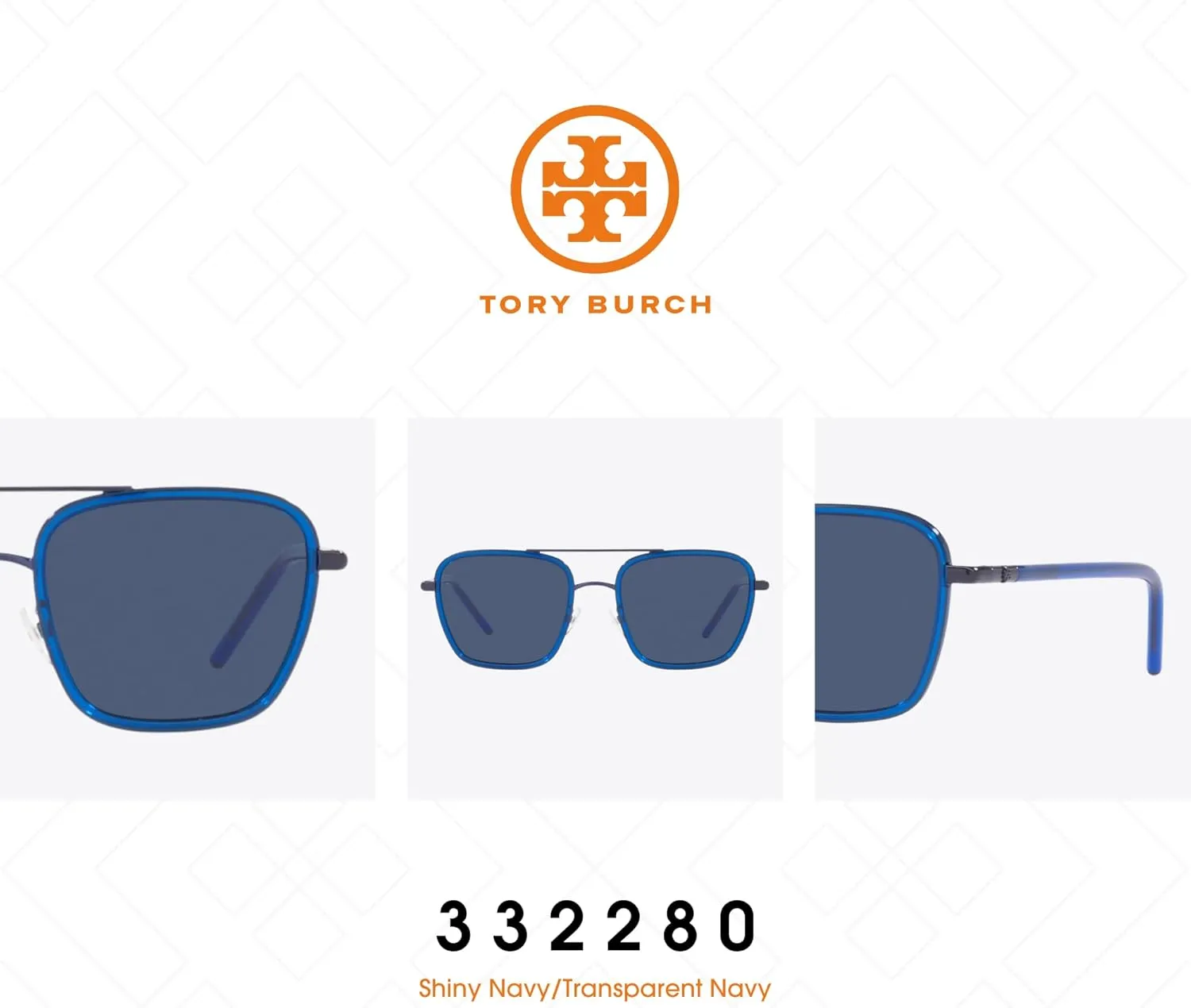 Tory Burch TY6090 Square Sunglasses for Women   BUNDLE With Designer iWear Eyewear Kit