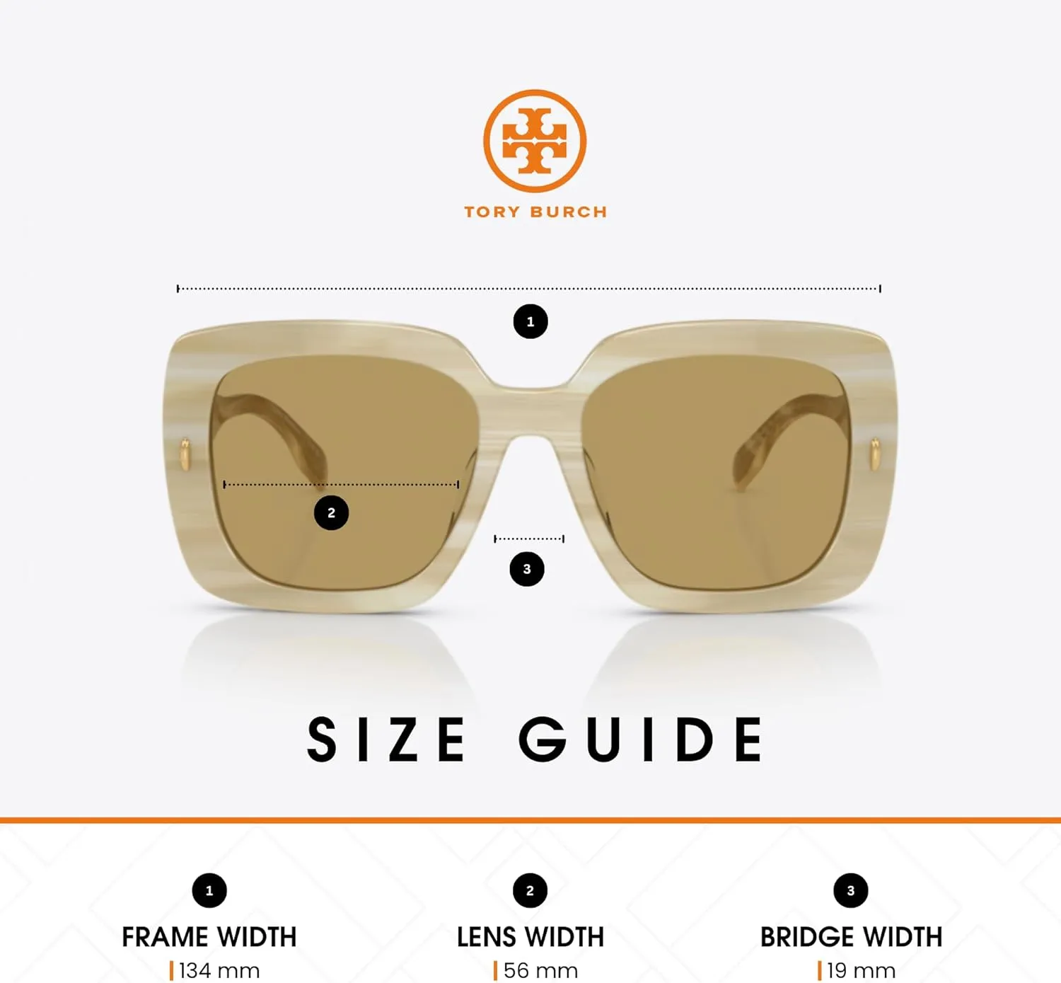 Tory Burch TY7193U Square Sunglasses for Women   BUNDLE With Designer iWear Complimentary Eyewear Kit