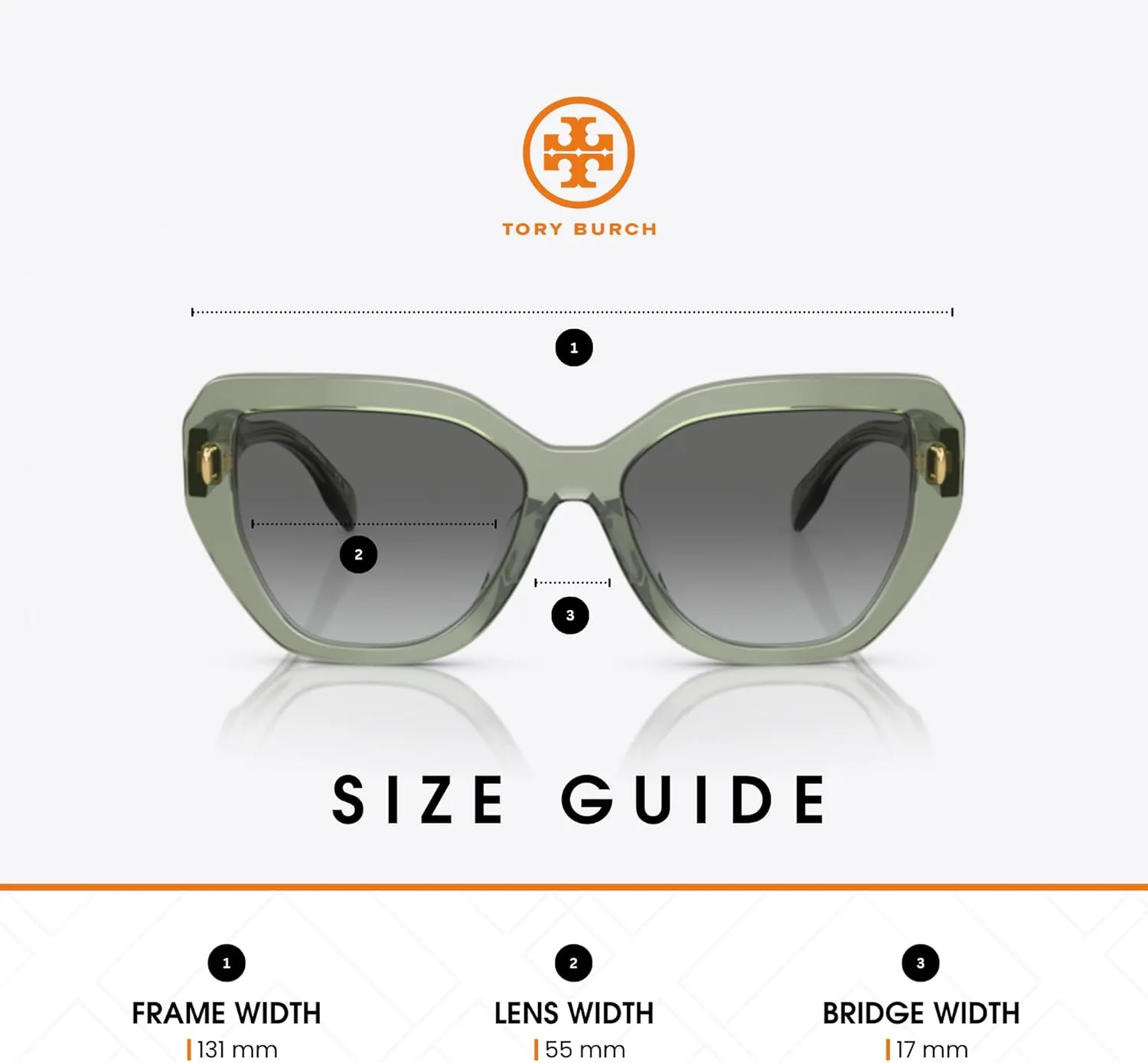 Tory Burch TY7194U Cateye Sunglasses for Women   BUNDLE With Designer iWear Complimentary Eyewear Kit