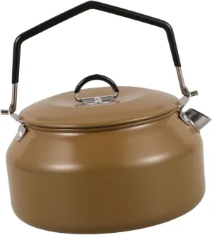 Totority Camping Tea Pot Portable Stainless Steel Kettle for Outdoor Use Lightweight Design for Hiking Boiling Water and Cooking Meals for Camping Supplies