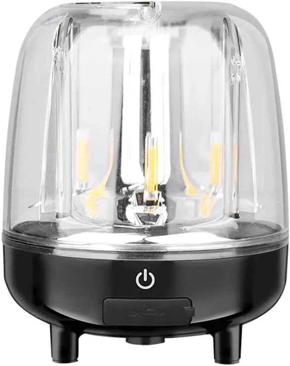 Touch Sensor Camping Light Adjustable Brightness Flicker-Free LED Waterproof Colorful RGB Ambient Lantern Portable