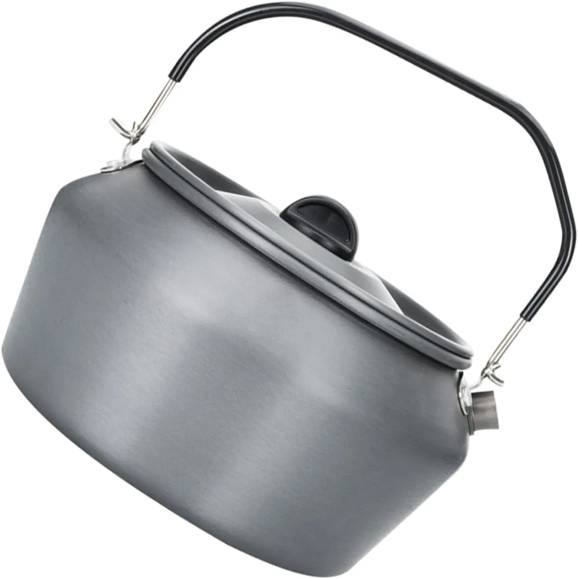 TOYANDONA 1pc Outdoor Portable Kettle for Camping Picnic Lightweight Travel Teapot with Spout Design Quick Heat Conduction Comfortable Handle for Hiking Fishing