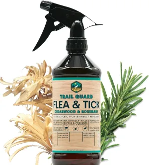 Trail Guard Natural Extra Strength Insect, Flea and Tick Spray for Dogs, Cats, People & Home - 16oz Plant-Based Insect & Tick Repellent for Dogs - Kid Safe - DEET Free (16oz)