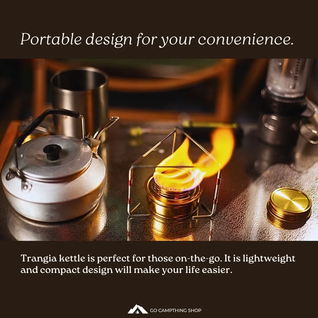 Trangia Sweden Kettle Series 325 Kettle 0.6L Small Aluminium Lightweight
