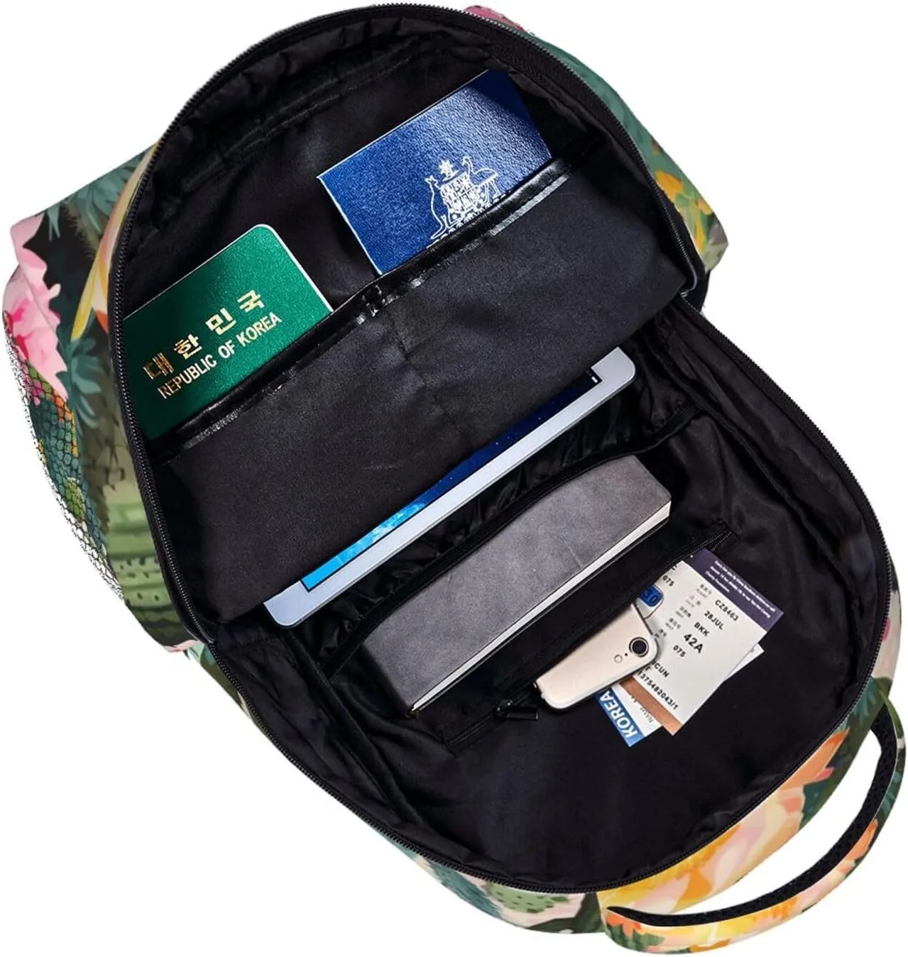 Travel Backpack for Women Men Casual Carry On Back Pack Vintage Eatery Dinner 15.6inch Laptop Backpack