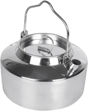 Travel Hot Water Kettle Camping Accessory Large Capacity Professional Stovetop Kettle Stainless Steel