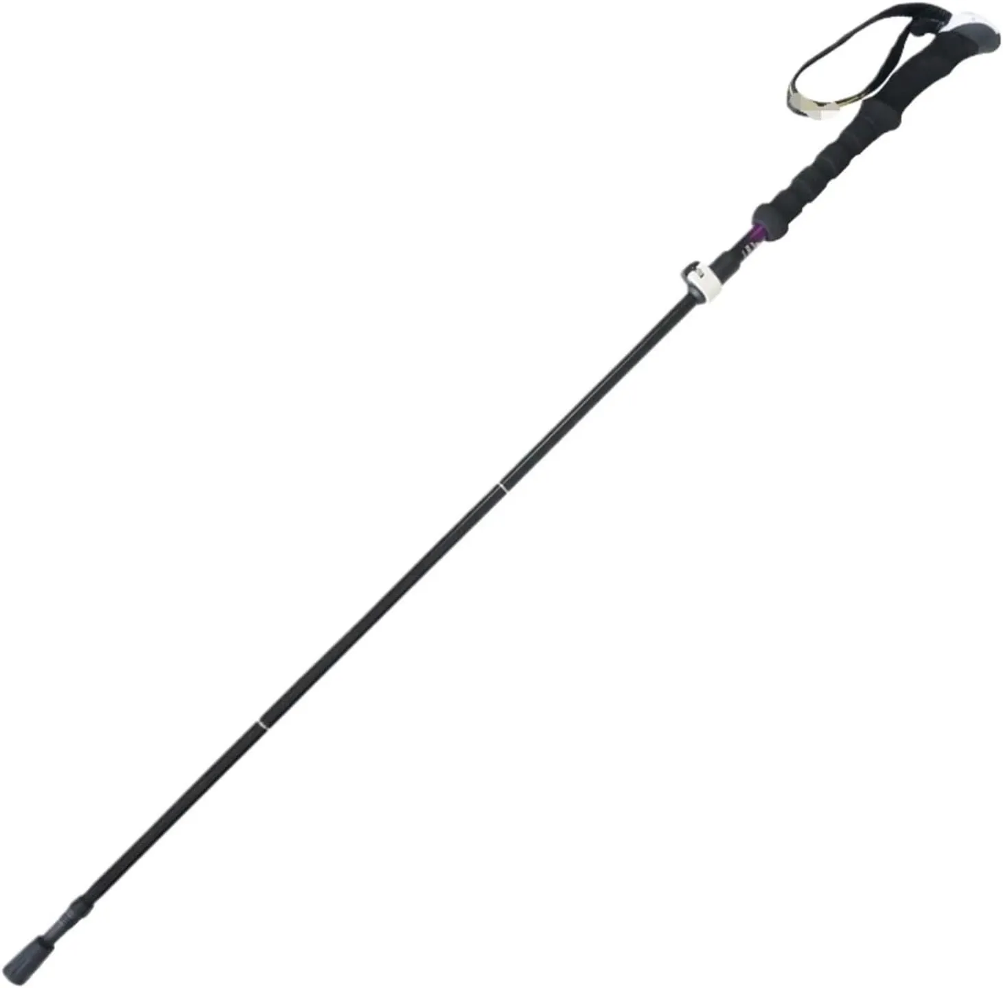 Travel Trekking Pole Folding Trekking Hiking Poles Strong Walking Stick Lightweight Aluminum Alloy for Camping Outdoor Activities