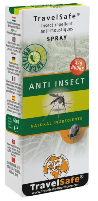 Travelsafe | Anti-Insect Spray | Spray tegen muggen en teken