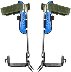 Tree Climbing Spike, Stainless Steel Tree Climbing Tool, Portable Tree Climbing Aid 2 Gears Set for Hiking Hunting Observation Picking Fruit